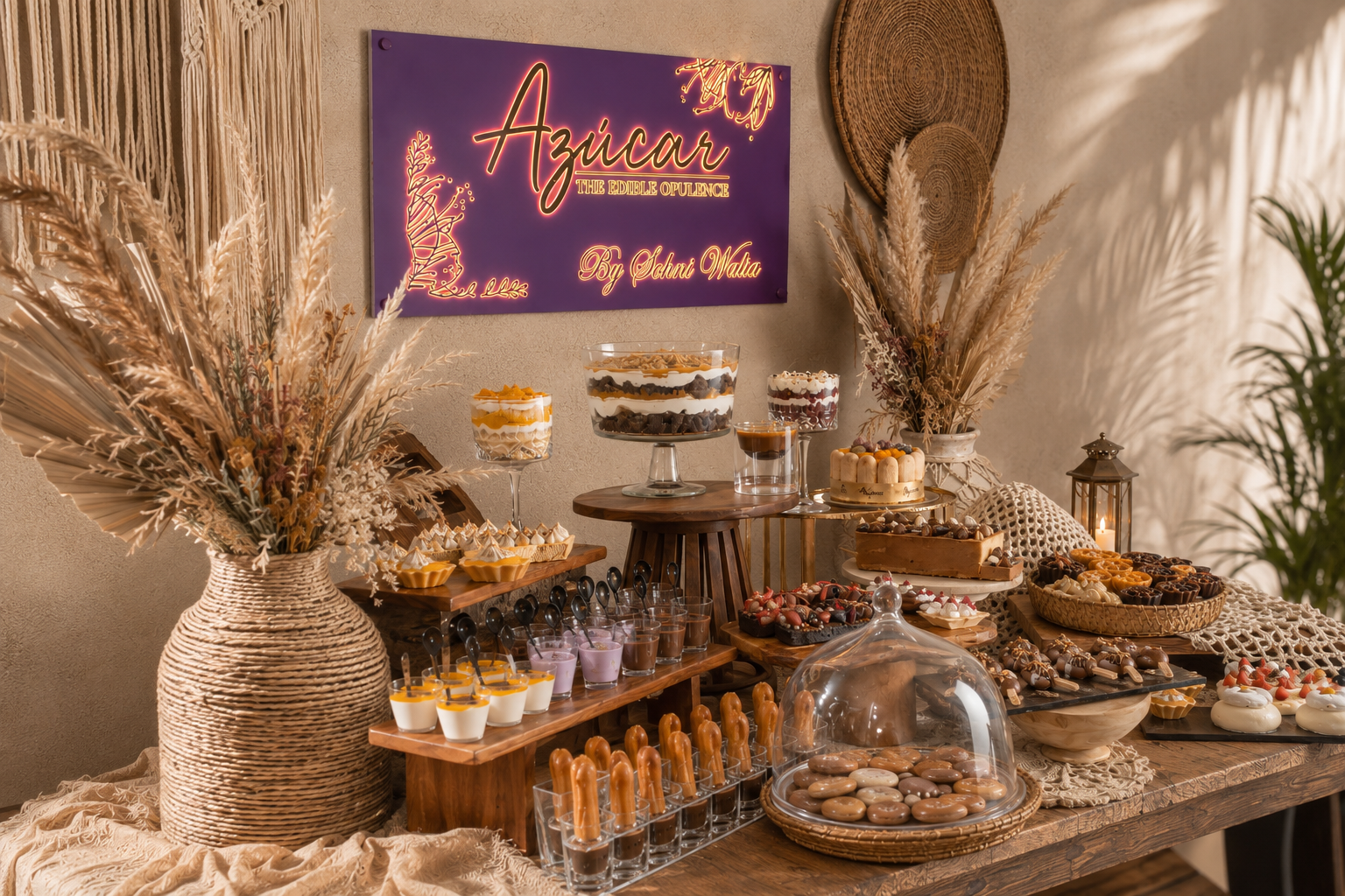 Dessert Table – Boho – Side