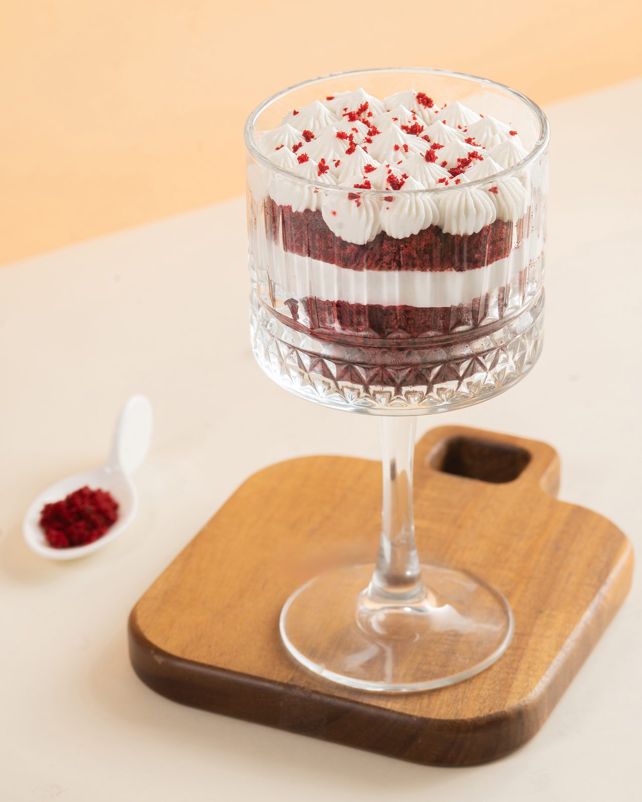 Red Velvet Trifle Jar